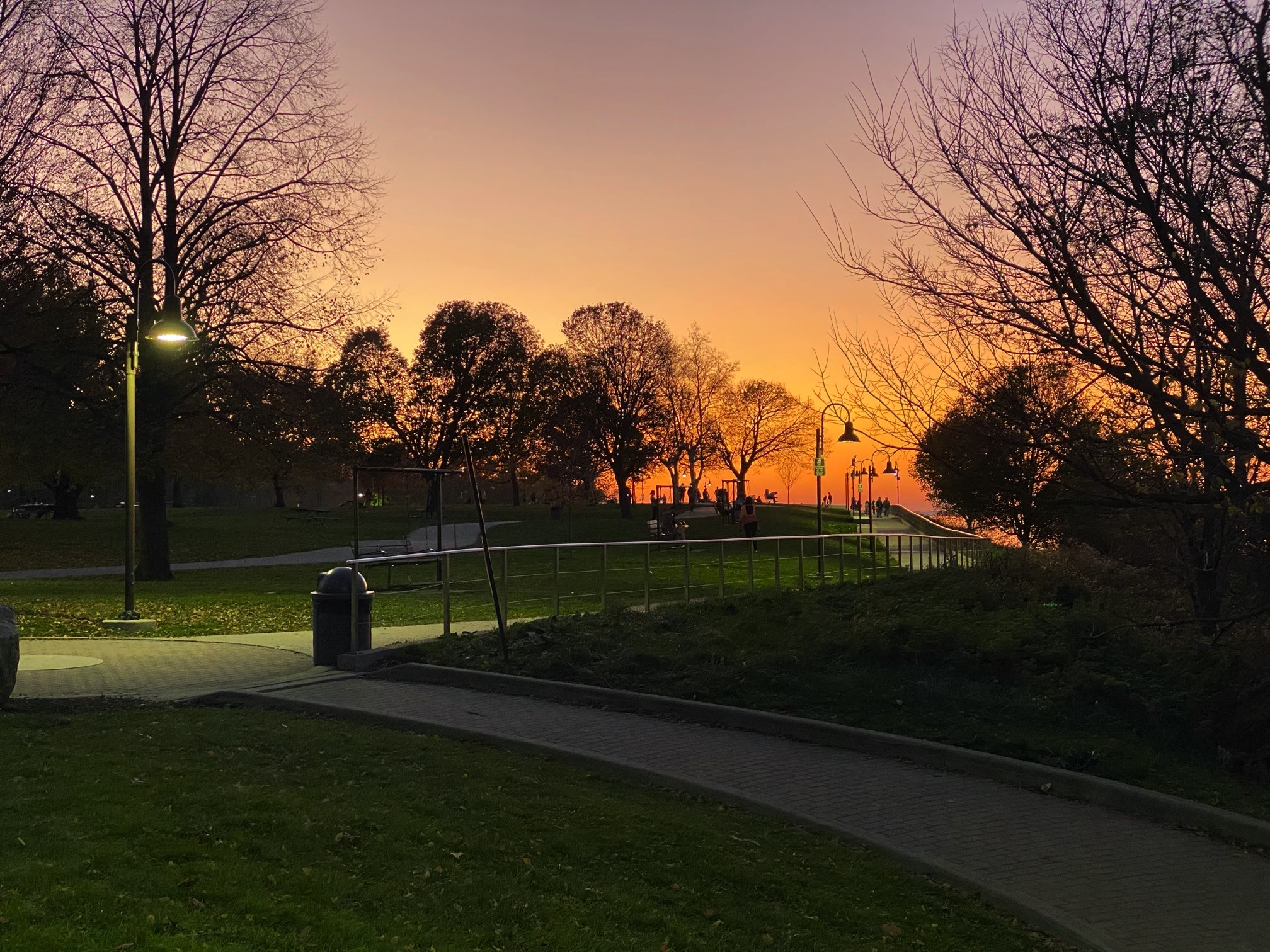 Sunset at Lakewood Park