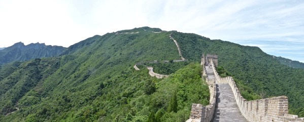 Drone Flight Over the Great Wall